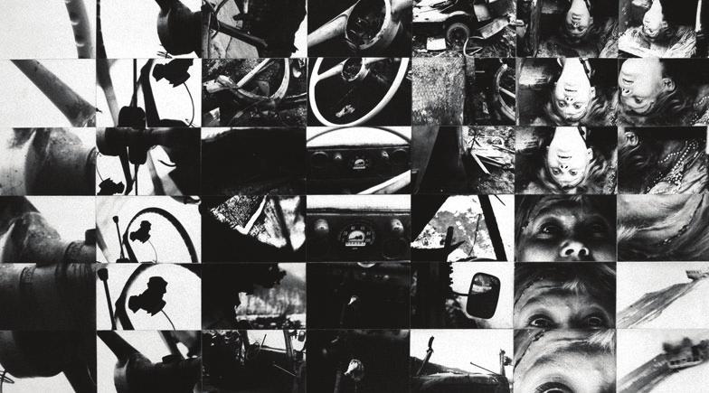 The Accident (a police record), 1971, silver gelatin print, 64 x 97 cm The Accident is a photographic construction from 1971, which transgresses the standard of a photographic presentation through