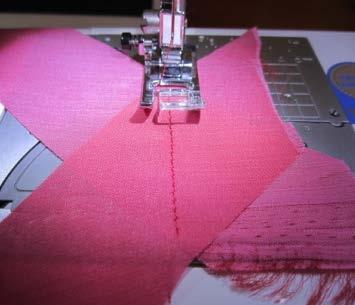 Advanced Tip Use appliqué with your free motion embroidery, cutting out pieces of scrap fabric and stitching over