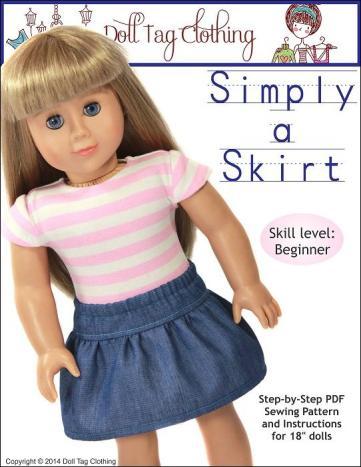 GETTING STARTED 2018 Doll Tag Clothing Simply a Skirt 2 Doll Model Size The models I used to fit this pattern is: 14.