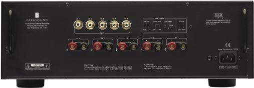 Ground lift switch, rear carry handles Goldplated heavyduty RCA jacks & 5way speaker terminals The Model 5125 is a lower power version of the Model 5250, yet its highcurrent design still delivers