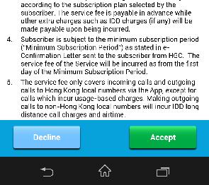 Enter your 3HK mobile number, then