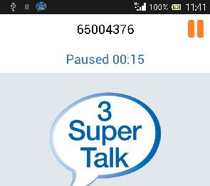 Make a Call Using 3 Super Talk Press the dial pad or select a name in Contacts to make a call.