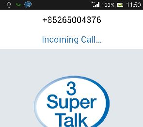 Receive a Call Using 3 Super Talk