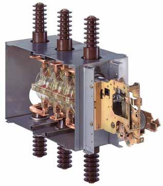 R-HA41-057 eps Components Three-position switches as three-position switch-disconnectors or disconnectors Common features Metal-enclosed Located in a gas-insulated switchgear vessel Switch positions: