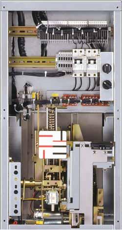 and TR1) Spring-operated /storedenergy mechanism For transformer panel types TR and TR1 as well as for busbar voltage metering panel type ME31-F The three-position switch is operated via a rocker