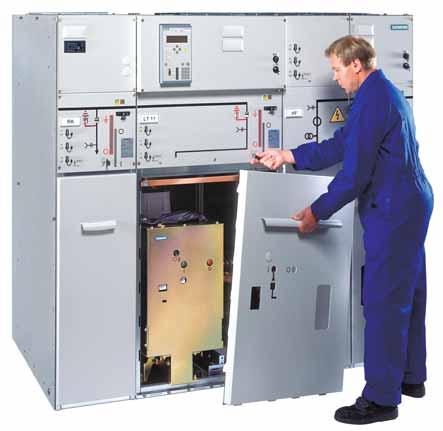R-HA41-081 eps R-HA41-04c eps Components Interlocking systems and locking devices Interlocking of connection compartment Ring-main and circuit-breaker panel Access to the cable connection compartment