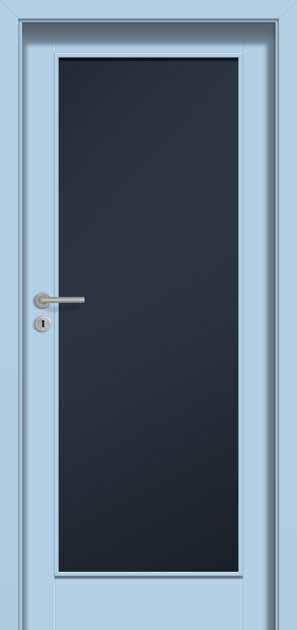 Rebated HAPPY Non-rebated 60-100 120-180 The door is constructed of a wooden rail and stile set topped with two