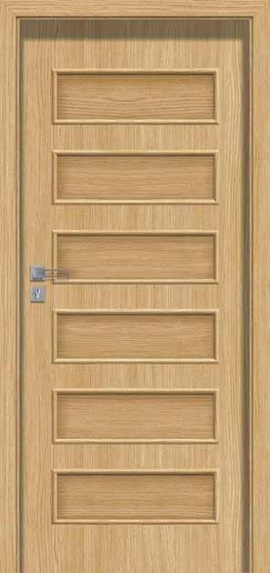 Rebated INTER-AMBER Non-rebated 60-110 120-180 The door is constructed of a wooden rail and