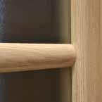 model - come with a vertical (model A) or horizontal (model C, F) wood grain.