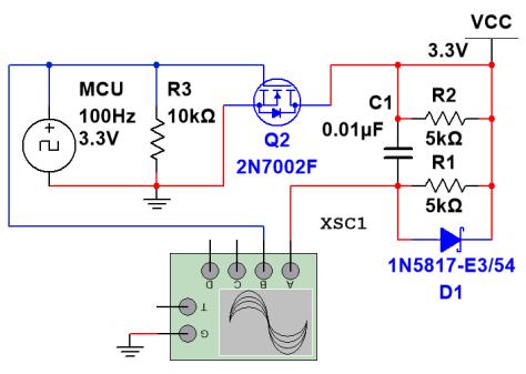 By experimentation, we found a 20kHz, 60% duty cycle pulse adequate for supplying enough current to actuate a solenoid.
