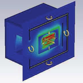 Based on the above considerations, other two simulations have been performed including different structures representing the PCB inside the box.