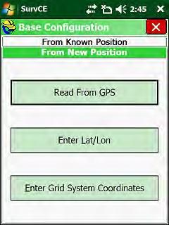 frequency. to set the radio 19. GPS Base RTK menu, Configuring Device 20.