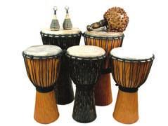 Small Djembe Pack Our Small Djembe Pack is perfect for any small group or individual performer looking to add high quality African percussion to their collection.