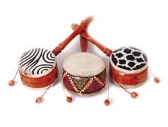 MTD008 5cm x 6cm x 25cm Prayer Drum A classic instrument used in performance and religious ceremonies all over Asia.
