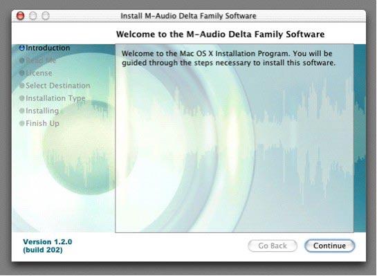 If necessary, double-click on the M-Audio volume icon to open, then click on the M-Audio installer to launch it.