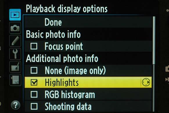 Most of today s cameras have the ability to display a histogram. That s a graph that shows you the range of light the camera captured, from black (left side) to white (right side).