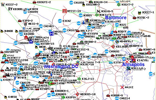 APRS is Amateur Radio s GIS system * APRS 300 stations In 35