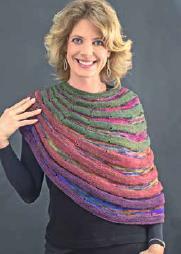 Double Your Pleasure Cowl is a new design by Laura Bryant of Prism Double Your Pleasure can be worn multiple ways and with either side out, for a very different look.