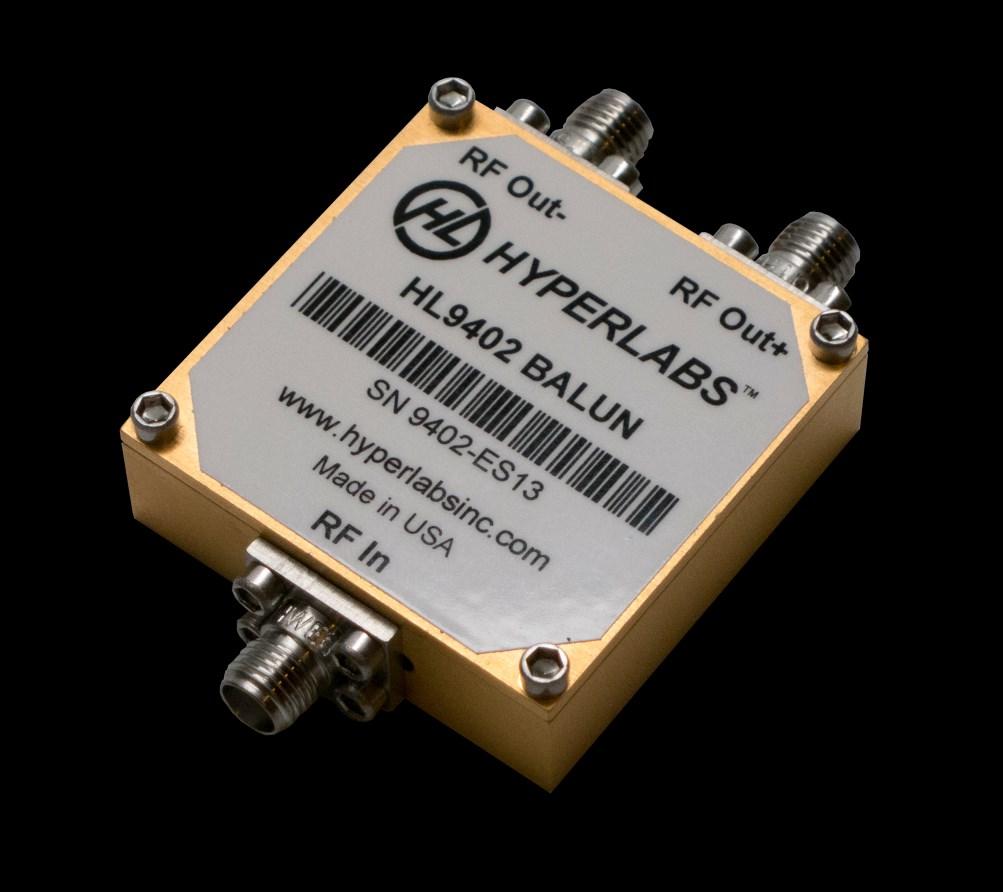 Features and Technical Specifications PRODU C T SUM M AR Y The HL9402 is a signal splitter and combiner that offers industry-best amplitude and phase match over a bandwidth of 500 khz to 20 GHz (-3