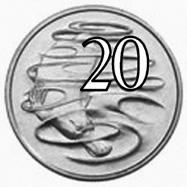 Place the same number of ticks in the column of the coin you would