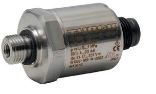 PT000 Pressure Transmitters Solution for demanding pressure measurements Turck's PT000 pressure transmitters offer an ideal solution for demanding applications by offering a welded stainless steel