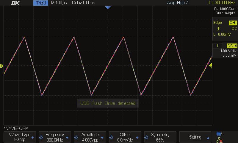Waveform History and Recording Function and Arbitrary Waveform Generator Quickly scroll through millions of points with History Mode s playback