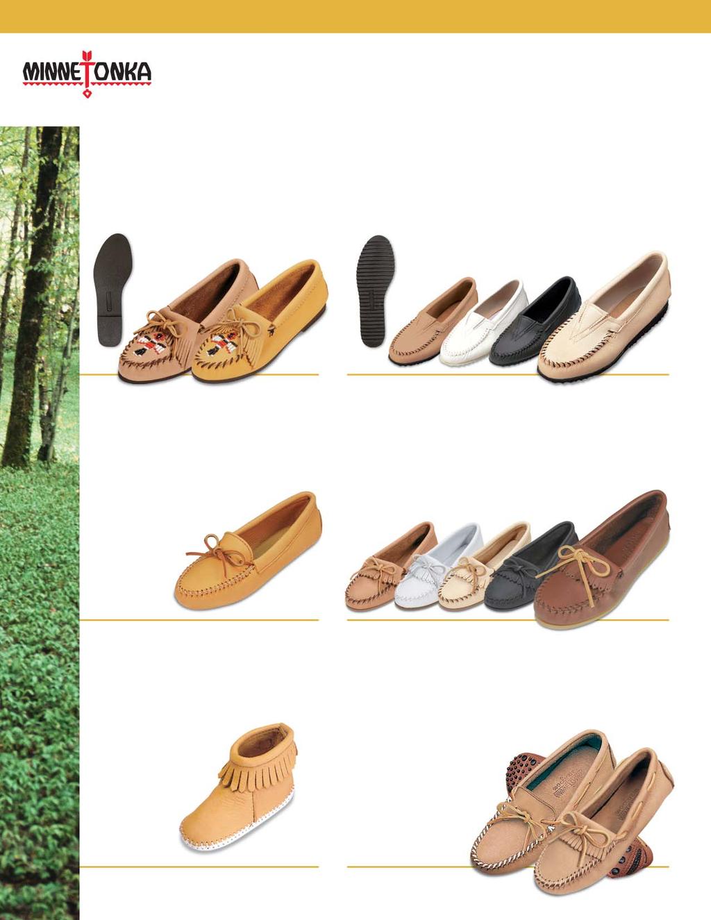 Traditional moccasin styles made from soft, supple, genuine deerskin - the ultimate in luxurious comfort. Slip on a pair and see. Genuine Thunderbird Soft, supple, genuine deerskin.