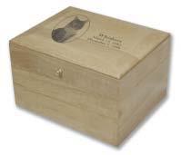 Plastic container safely holds cremains