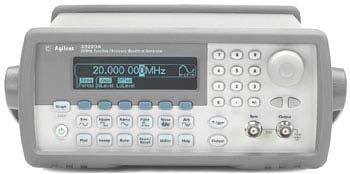 6. Function/Arbitrary Waveform Generator HP33220A 20 MHz Specification HP 33220A function/arbitrary waveform generator uses direct digital synthesis (DDS) techniques to create stable, low-distortion