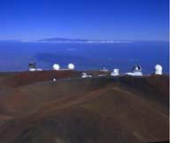 diameters (in use or under construction: 10-meter Keck (Mauna Kea, Hawaii) 8-meter Subaru (Mauna Kea) 8-meter Gemini (twin telescopes: Mauna Kea & Cerro Pachon,