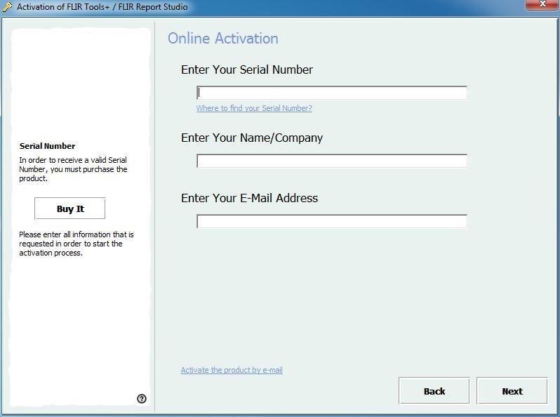 6 Managing licenses 4. Enter your serial number, name, company and e-mail address. The name should be that of the license holder. Figure 6.2 Online activation dialog box. 5. Click Next. 6. Click Activate now.