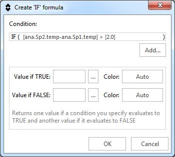 12 Working in the Microsoft Word environment 5. The Create IF formula dialog box is displayed. Click the Add... button. 6. A dialog box is displayed. Do the following: 6.1. Under Left value, click the.