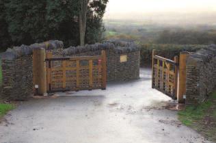Lutyens designed a similar gate for the great country house of Goddards, which