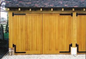As with our gates, our garage doors are also suitable for