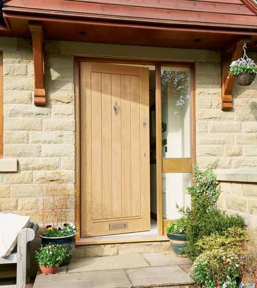 External Dordogne Oak The contemporary looking external Dordogne Oak door is perfectly suited for the modern home.