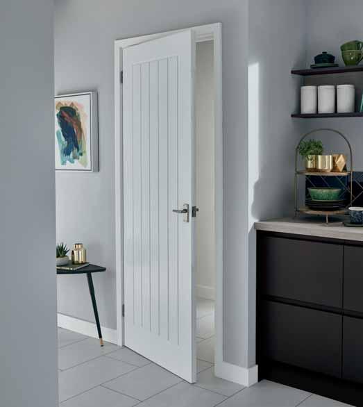 Pre-finished Dordogne smooth The superior finish on this door saves on finishing time and is perfect for both classic and modern homes.