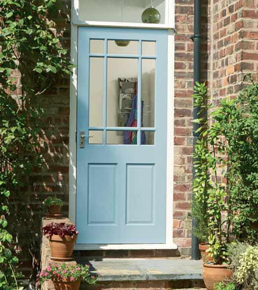 Bosworth glazed This door lets in plenty of light to create an airy feel.