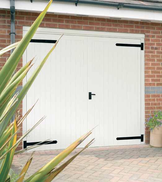 Softwood FL&B This practical tongue and groove garage door will enhance the exterior of your property.