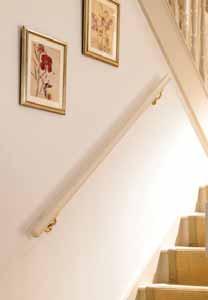 2 with 32mm groove F SRA0263 Please see page 233 for handrail brackets. Oak rails Handrail (with fillet) L3.