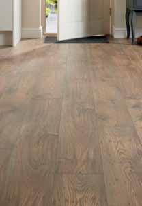 22m/sq Smoky Hickory UK F SDH3584 Howdens Professional Fast Fit V Groove Rustic Chestnut