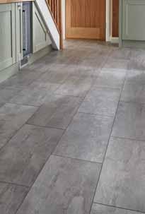 Howdens Professional Fast Fit V Groove tile This product is ideal for kitchens, giving warmth underfoot with practicality and easy maintenance.