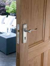 Lock handles Have a keyhole cut for use where a lock is required and are used in conjunction with mortice sashlocks.