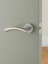 Choosing the right handle Rose handles An alternative to a latch handle, rose handles are mounted on a small round or square backplate.