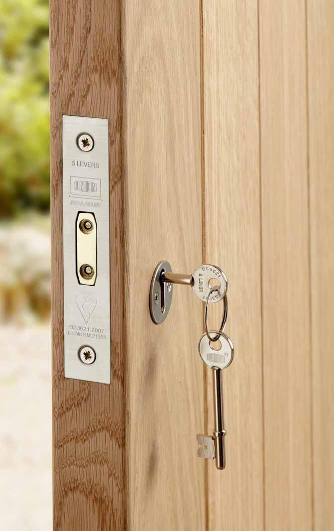 Door security As the door is the most obvious way into a property, it is the first place a thief will try.