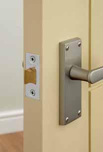 Tubular mortice latches Tubular mortice latches can be used in conjunction with either latch, rose or knob handles.