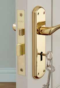 Sashlocks Sashlocks have a deadbolt, a latch and a key, and can be operated from both sides of the door.