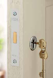 Deadlocks Deadlocks have a deadbolt and a key only, and can be operated from both sides of the door. Deadlocks are often used in conjunction with a nightlatch, to increase security.