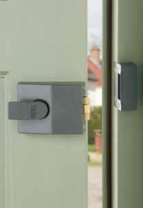 Traditional nightlatches Are mounted on the surface of the door and are a simple method of opening external doors, where key access is not required on the inside.