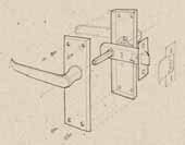Tubular mortice latches Use a tubular mortice latch where a simple door catch function is required.