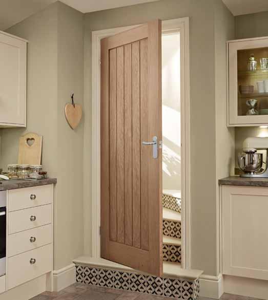 Genoa Oak This simple yet stylish door is ideal for both classic and contemporary interiors.